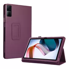 Funda Purple Litchi Texture Para Xiaomi Redmi Pad 10.61