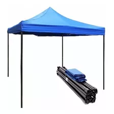 Toldo Araña Plegable 3x3 Metros Color Azul Buena Calidad