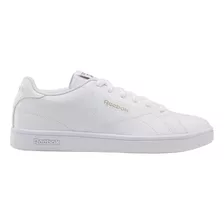 Tenis Reebok Court Clean Blancos Mujer Color Blanco Diseño De La Tela Liso Talla 23 Mx