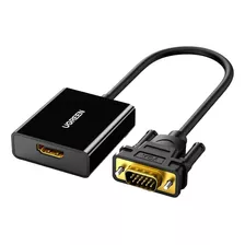 Adaptador De Video Activo Ugreen Hdmi A Vga Tv Stick + Audio