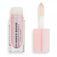 Labial Shimmer Bomb Sparkle Color Rosado