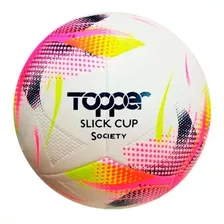 Bola De Futebol Oficial Society Topper Slick Cup 2022 Neon