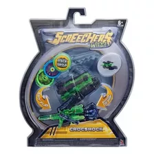 Screechers Wild -vehiculo Transformables Nivel 2 - 683120 C Color Verde Personaje Crocshock