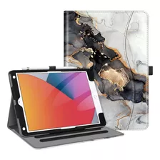 Funda Fintie, Mármol Nublado Compatible iPad De 9ª/8ª/7ª Gen