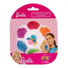 Kit Miçangas Barbie Colares Pérolas - Fun Divirta-se