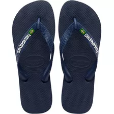 Chinelo Havaianas Brasil Logo Bandeira