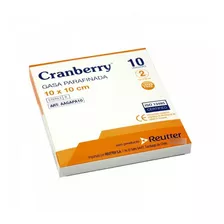 Gasa Parafinada Cranberry De 10cm X 10cm X 10u