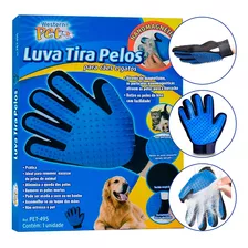 Luva Escova Nano Magnética Tira Pelos Pets Cães & Gatos