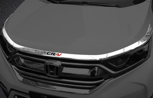 Moldura Frontal De Cofre Honda Crv Cr-v 2017 2018  2019 Foto 2