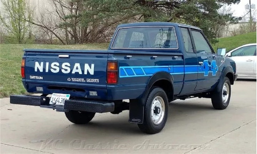 81-93 Datsun Nissan 720 Manija Tapa Central Cromada Foto 7