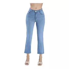 Pantalon Jeans Acampanado Tiro Alto Devendi Denim Co.