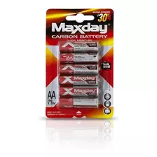 Pilas Carbon Battey Maxday 6 Unidades Aa Y Aaa