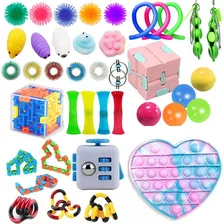 Kit De Brinquedos Anti-estresse 40pcs Fidget Toys Finger Fig