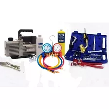 Kit Ferramenta Refrigeração: Bomba Vácuo 5 Cfm 