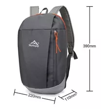 Mochila Bolsa De Peito À Prova Dágua Ideal Esportes Ar Livre Cor Cinza Desenho Do Tecido Liso