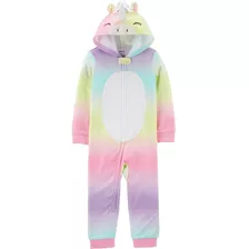 Carter´s! Pijama Polar. Enterito. Mono. Sin Pies. Unicorn