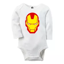 Body Bebé Manga Larga - Iron Man