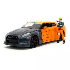 Miniatura Nissan Gt-r E Figura Naruto 2009 1:24 Jada Toys