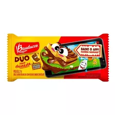 Mini Bolo Sabor Chocolate Duo Bauducco 27g