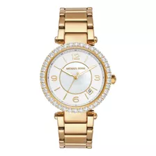 Relógio Michel Kors Feminino Parker Dourado Médio Mk4693/1dn