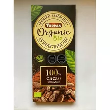  Chocolate 100% Cacao Orgánico, Vegano Y Sin Gluten