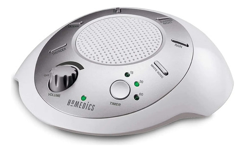 Máquina De Som Homedics Sounds Dreaming White Noise, Prata