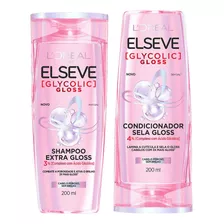 Kit Elseve Glycolic Gloss Shampoo + Condicionador 200ml