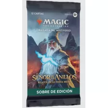 Magic Lord Of The Rings Set Boosters Pack De 5 En Español