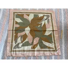 Pañuelo Pashmina Ruana Isadora Seda (al) Rosa Verde Beige