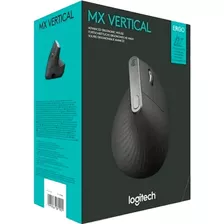 Mouse Logitech Mx Vertical Wireless Recargable Color Negro