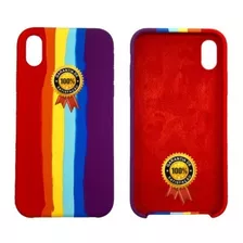 Capinha Case Silicone Orgulho Arco Iris Para Iphon Xr.