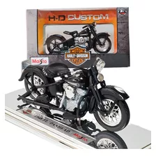  Miniatura Harley Davidson Fl Panhead 1948 1/18 Maisto