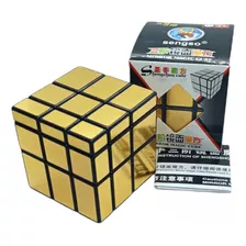 Cubo Rubik Mirror 3x3 Shengshou Espejo Golden Dorad Original