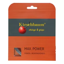 Corda Kirschbaum Max Power 16l 1.30mm Set Individual Prata