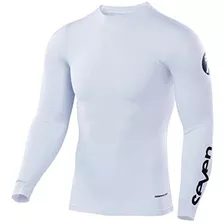 Seven Men S Zero Staple Compression Jersey White, Xl 