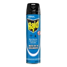 Raid Mata Moscas Y Mosquitos En Segundos 360cc Insecticida