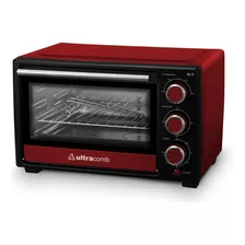 Horno Mesa Eléctrico Ultracomb Uc-17 17l 220v Color Rojo/negro