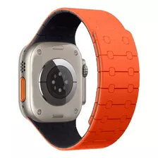 Pulseira Link Macia Compatível Com Apple Watch 49mm Ultra