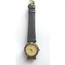 Reloj Renis Quartz Dama Con Números Romanos Enchapados Joya!