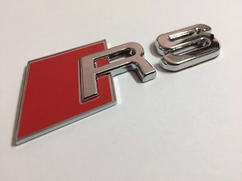 Emblema Logo Para Cajuela Audi Rs3 Rs4 Rs5 En Cromo  Foto 4