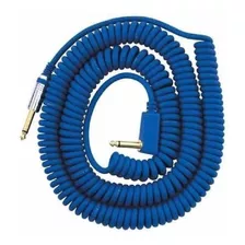 Cable Para Instrumento Vox Vcc-90 En Espiral Color Azul