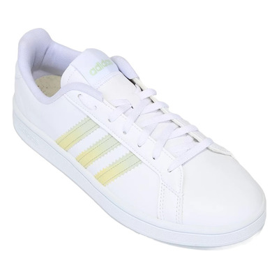 Imagem Tênis adidas Grand Court Beyond Feminino - Branco E Amarelo