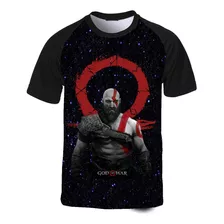 Camiseta God Of War Kratos Glaxia Simbolo Md03