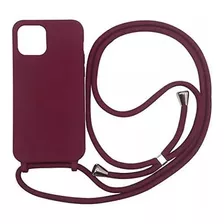 Capa Case Capinha Com Cordao Para Pescoço iPhone 12 / 12 Pro