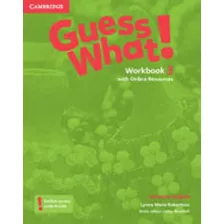 Guess What! 3 - Workbook With Online Resources - American En, De Robertson, Lynne Marie. Editora Cambridge University Press Do Brasil, Capa Mole, Edição 1ª Edição - 2015 Em Inglês