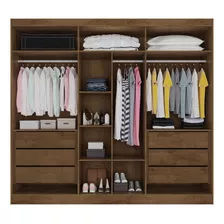 Guarda-roupa Casal Oslo 6 Portas 6 Gavetas 100% Mdf Com