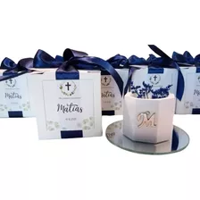 Souvenirs X10 Velas En Caja Personalizadas