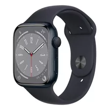 Apple Watch Series 8 Gps 41mm Midnight Case Midnight Band Diseño De La Malla Liso