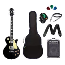 Guitarra Strinberg Les Paul Lps230bk + Amplificador +brindes