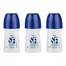 Delikad Sem Fragrância Desodorante Rollon 50ml (kit C/03)